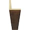 Ekena Millwork 2-Sided (L-beam) Rough Cedar Endurathane Faux Wood Ceiling Beam, Premium Aged, 4"W x 8"H  x 20'L BMRC2C0040X080X240ZD - alternate 7